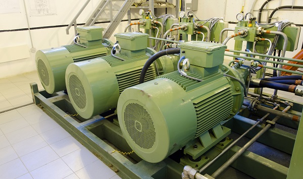 Electric motors for hydraulic pressure construction machinery